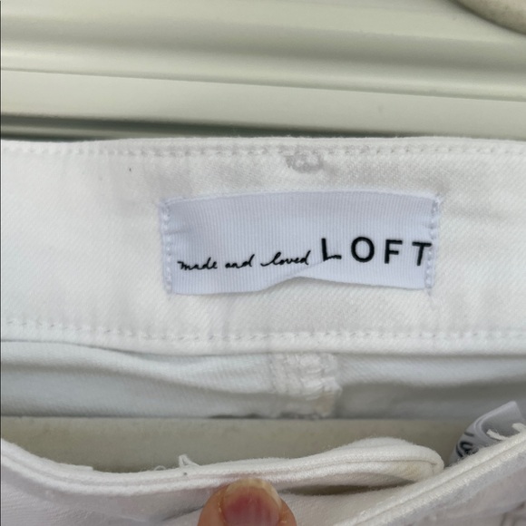 LOFT Men's Straight White Jeans - Picture 2 of 3